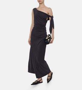 Sasus Slim-fit Jersey Maxi Dress