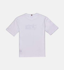 تيشيرت بياقة دائرية بطبعة غرافيكية