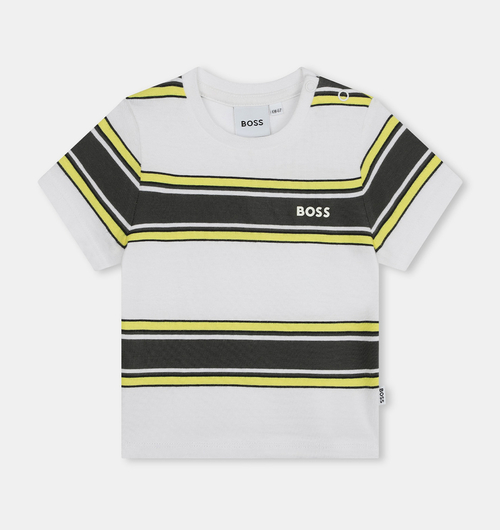 Baby Boy Striped Logo T-shirt