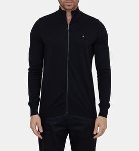 Cotton Silk Blend Full-zip Jacket