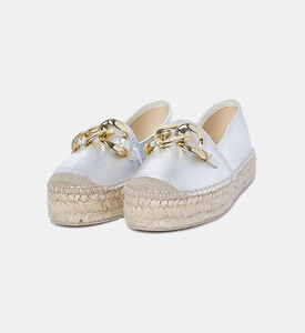 حذاء اسبادريل مسطح معدني