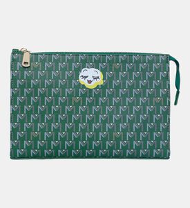 وجه نائم، حقيبة يد صفراء أثناء التنقل