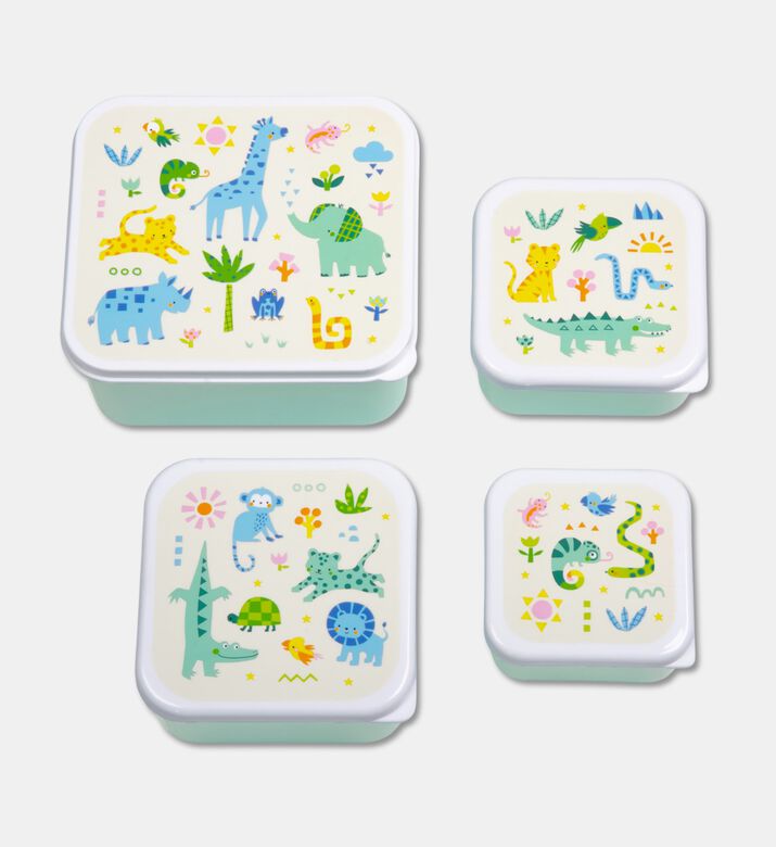 A Little Lovely Company Snack Box Set - Jungle, Packshot View