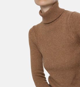 Ba and Sh Knit High Neck Long-sleeve Sweater, Model View