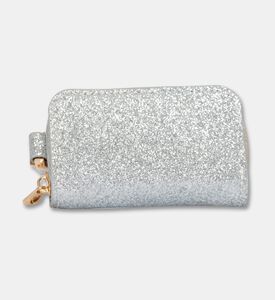 StickyBestie Charm Mini Make-up Pouch, Silver, Packshot View