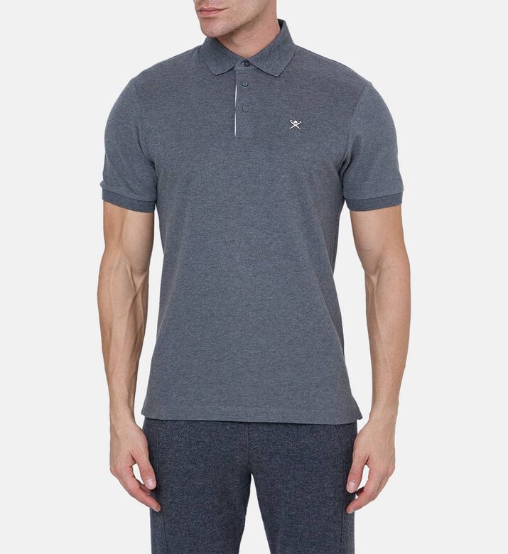 Mock Neck Brushed Pique Gilet