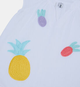 تونيك مطرز بفواكه