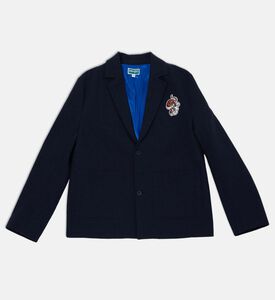 Kenzo Cotton Single-breasted Suit Jacket, Packshot View