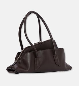 The Attico La Passeggiata Small Shoulder Bag, Dark-brown, Packshot View