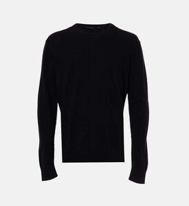 Crew Neck Knit Cashmere Sweater