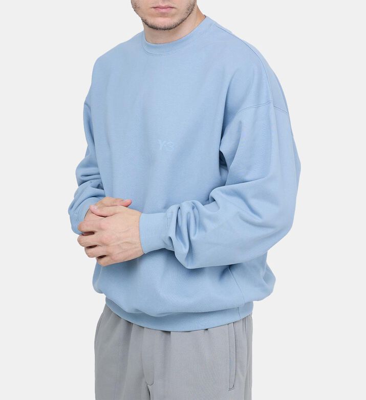 سويت شيرت تيري ناعم بياقة مستديرة