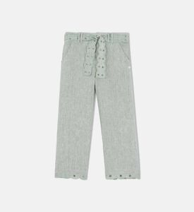 بنطال واسع برباط عند الخصر للبنات