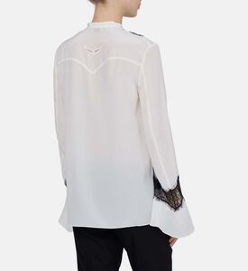Tuan Tie-neck Long-sleeve Shirt