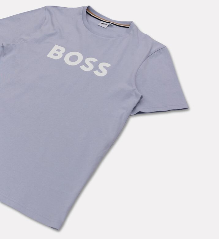 Boss Short-sleeve Baby Bodysuit, Blue, 14y, Packshot View