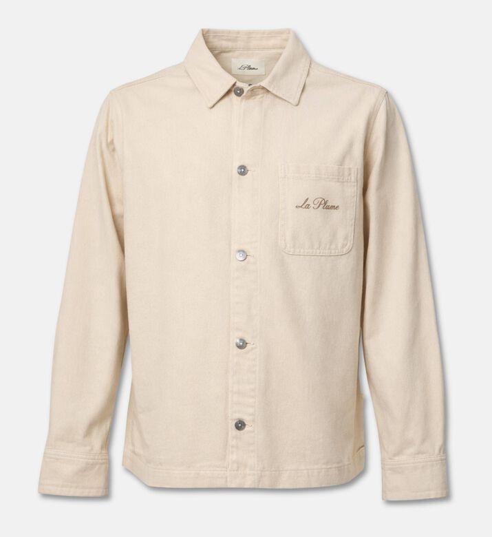 Les Deux Logo-embroidery Patch Pocket Shirt, Packshot View