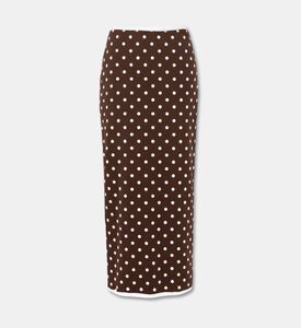 Rowen Rose All-over Polka-dot Maxi Skirt, Packshot View