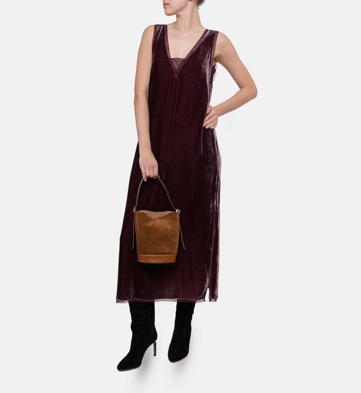 Zadig et Voltaire Dress, Burgundy, M, Model View
