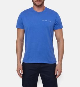 Maison Labiche On The Road Embroidered T-shirt, Model View