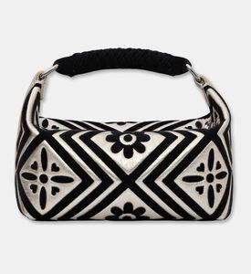 Arad Ghaderian Leather Patchwork Bag, Gold, Packshot View