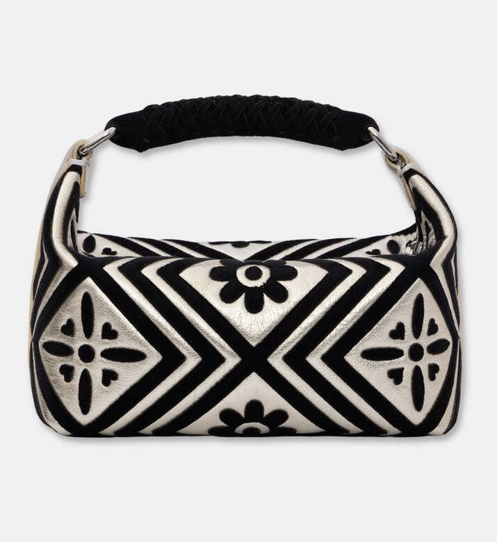 Arad Ghaderian Leather Patchwork Bag, Gold, Packshot View