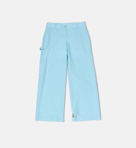 بنطال مريح مخطط بدبابيس