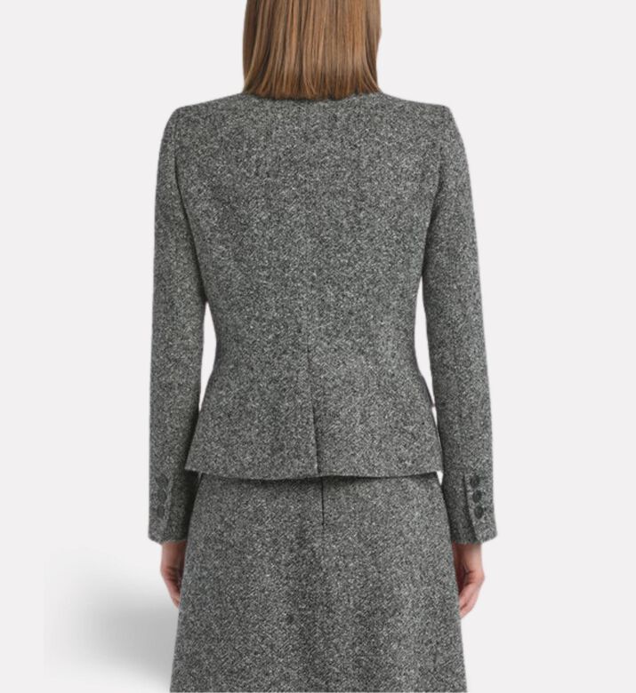 Luisa Spagnoli Stencil Slim-fit Jacket, Model View