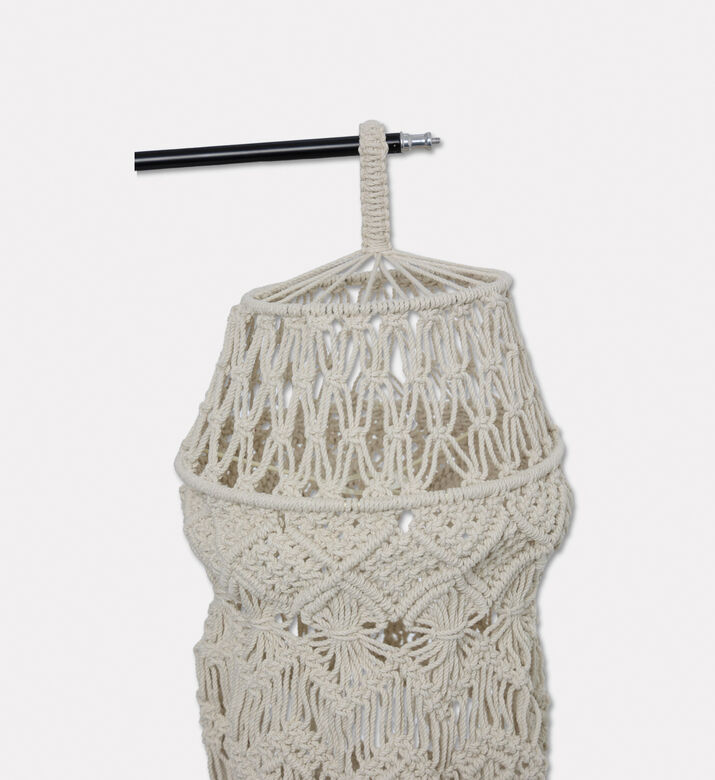 Home Deco and More Loopine Natural Cotton Macrame Chandelier, Packshot View