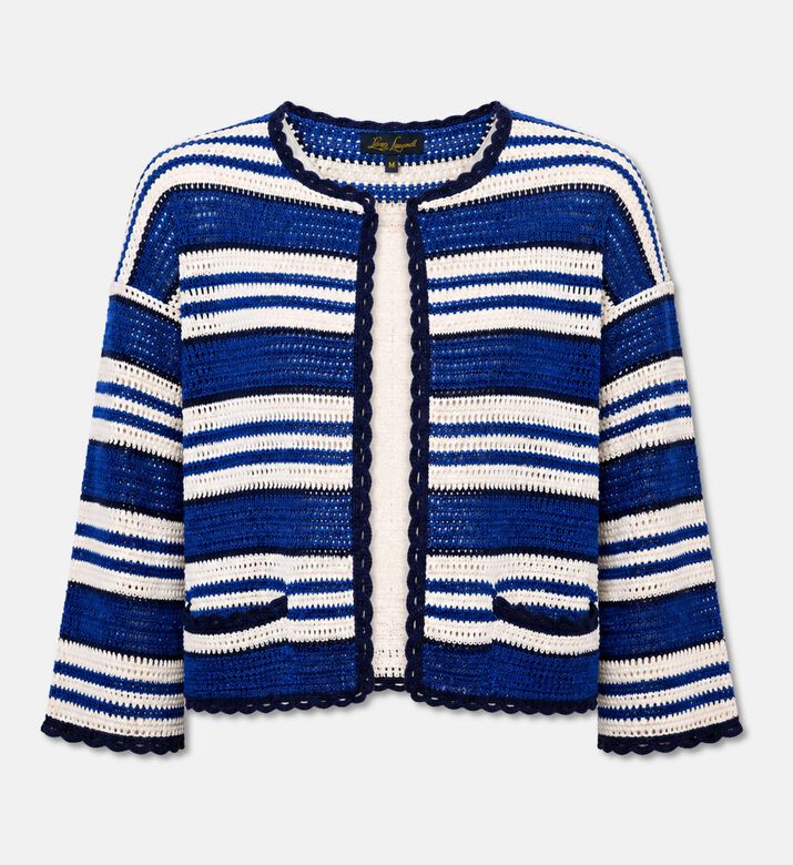 Luisa Spagnoli Stripe-print Long-sleeve Jacket, Packshot View