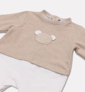 My First Collection Cotton-blend Long-sleeve Rompersuit, Packshot View