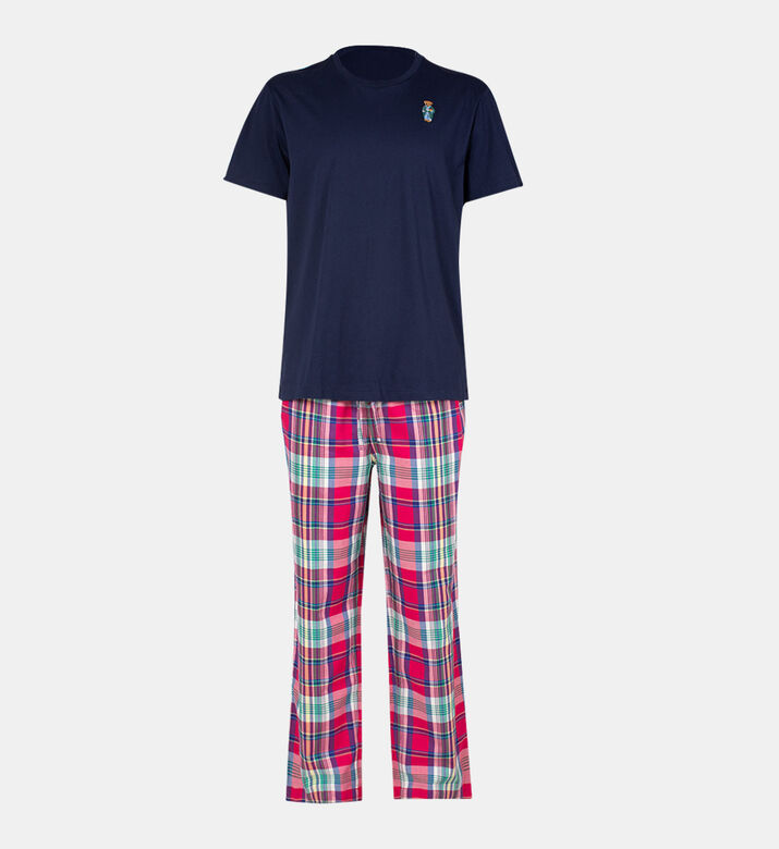 Checkered 2-piece Pajama Set