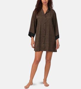 Bracelet Sleeve All-over Print Notch Sleepshirt