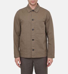 جاكيت بصف أزرار بأكمام طويلة