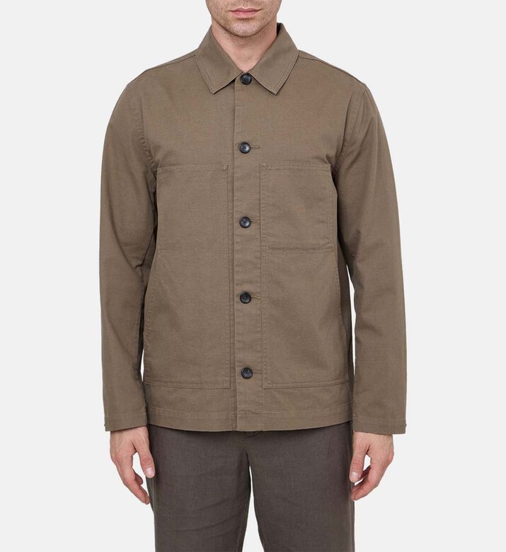 Button-down Long-sleeve Jacket