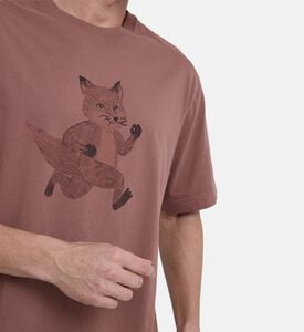 Cotton Fox-print Crewneck T-shirt
