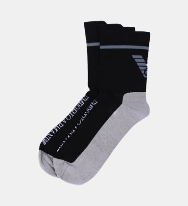Logo Motif Knit Short Socks