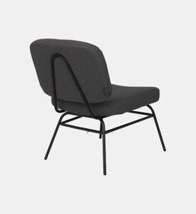 Home Deco and More Almeda Lounge Chair, Anthracite, Packshot View