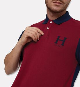 Hackett London Heritage Two-tone Short-sleeve Polo, Model View