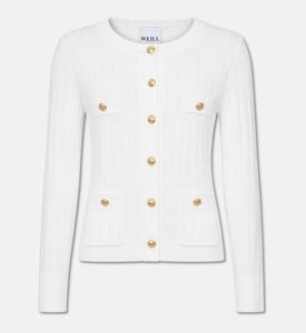 Weill Pointelle Knit Short-sleeve Sweater, Packshot View