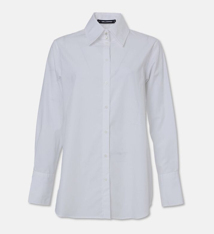 Karl Lagerfeld Button-detailing Straight-cut Shirt, Packshot View