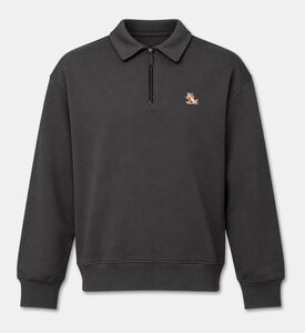 Maison Kitsune Organic Cotton Polo Sweatshirt, Packshot View