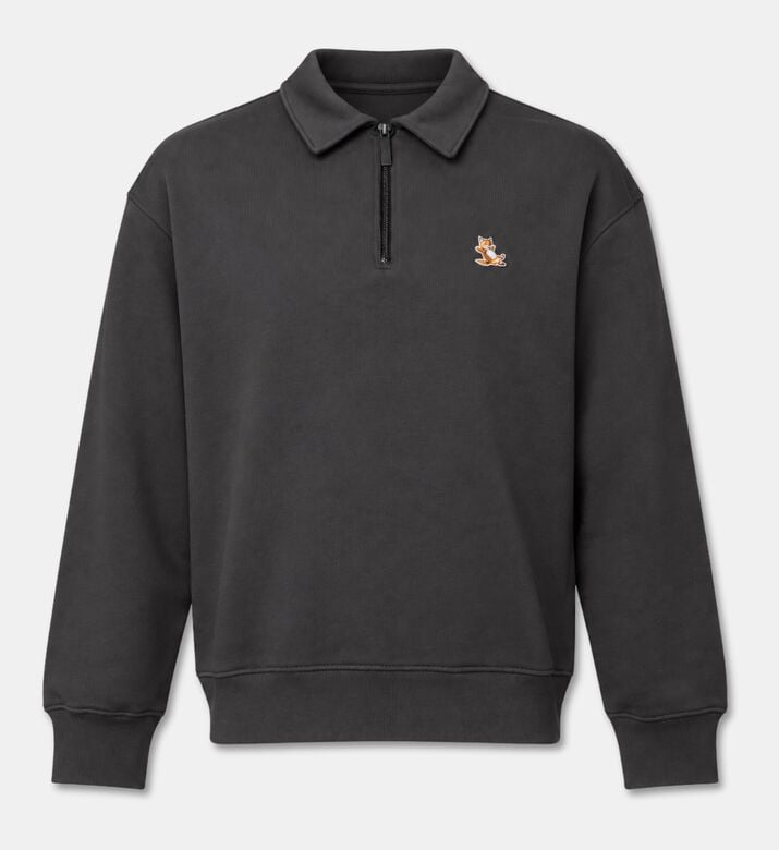 Maison Kitsune Organic Cotton Polo Sweatshirt, Packshot View