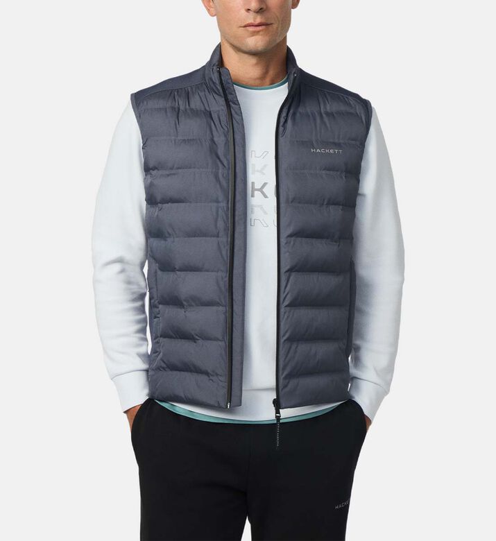 Full-zip Front Sleeveless Puffer Vest