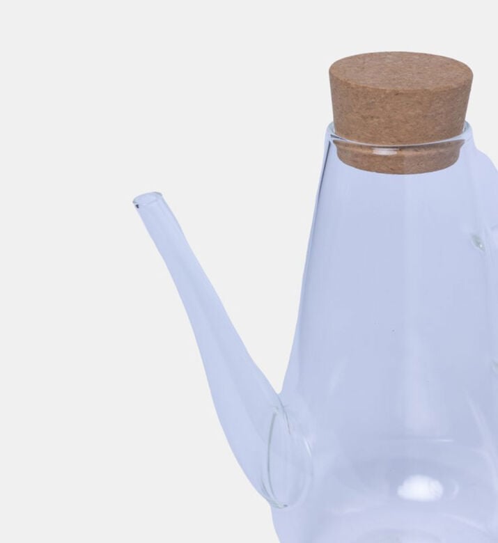 Glass Cork Lid Oil Dispenser- 750 Ml Glass Cork Lid Oil Dispenser- 750 Ml