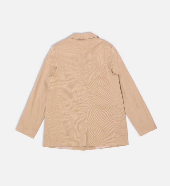 Side Logo-print Long-sleeve Blazer