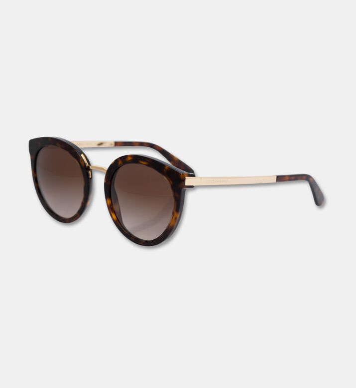 Dolce & Gabbana Acetate Round Shape Sunglasses 52, Packshot View
