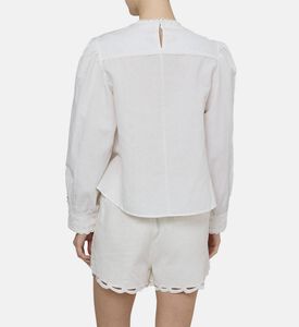 بلوزة فالميرا بمزيج قطن وكتان