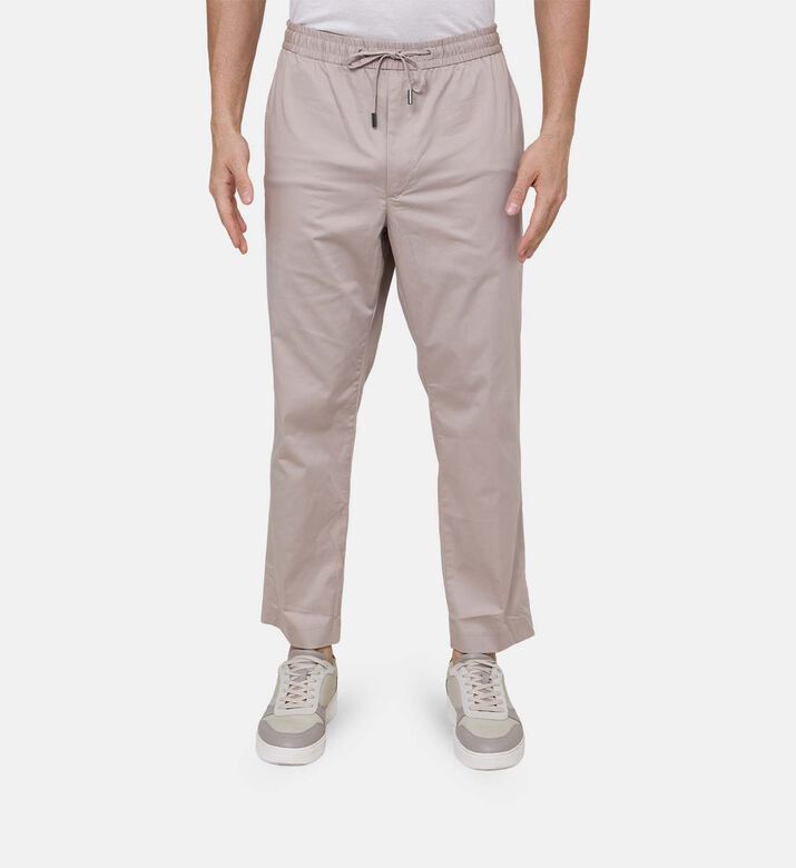 Straight-leg Cropped Trousers