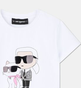 Karl Lagerfeld Logo-detail Duo Graphic T-shirt, Packshot View