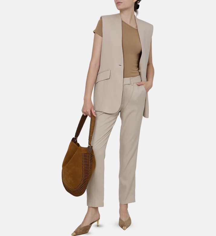 New York Style Straight-leg Pants
