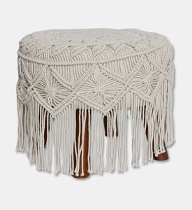 Home Deco and More Loma Hand-knotted Stool, Packshot View